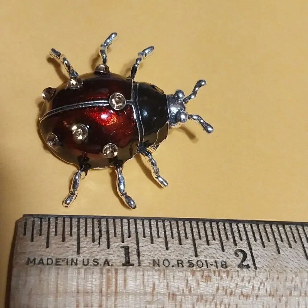 Large Enamel Ladybug...NEW  - Picture 4 of 6